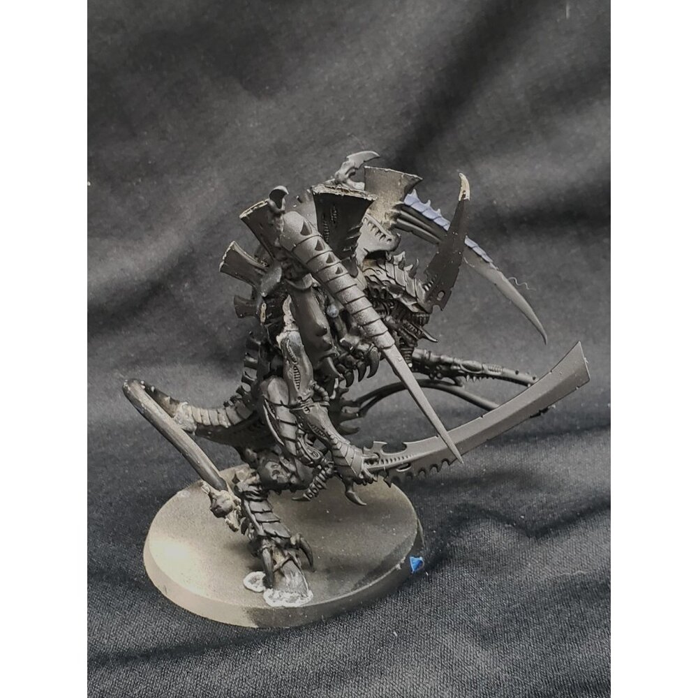 Warhammer 40k Tyranids Hive Tyrant w Whip & Sword Assembled Metal Plastic HT1